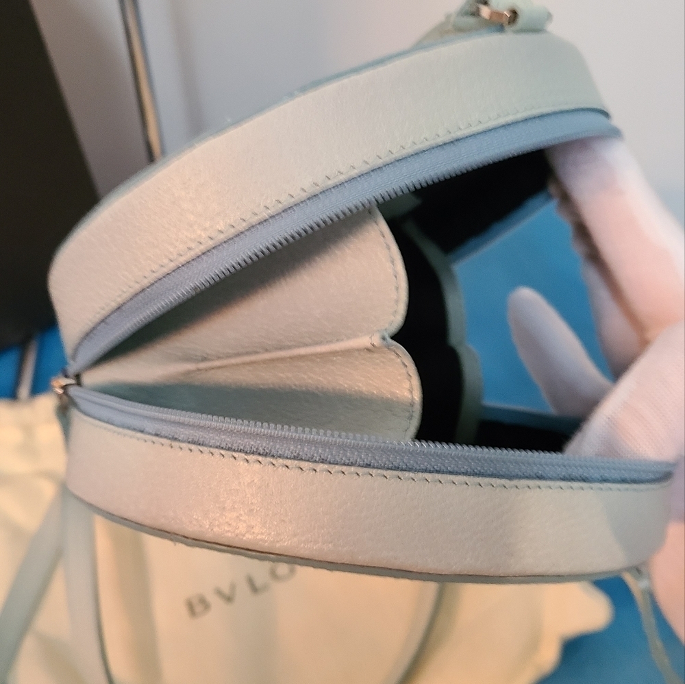 BVLGARI Round B-Zero1 Shoulder Leather Bag - Picture 5 of 16